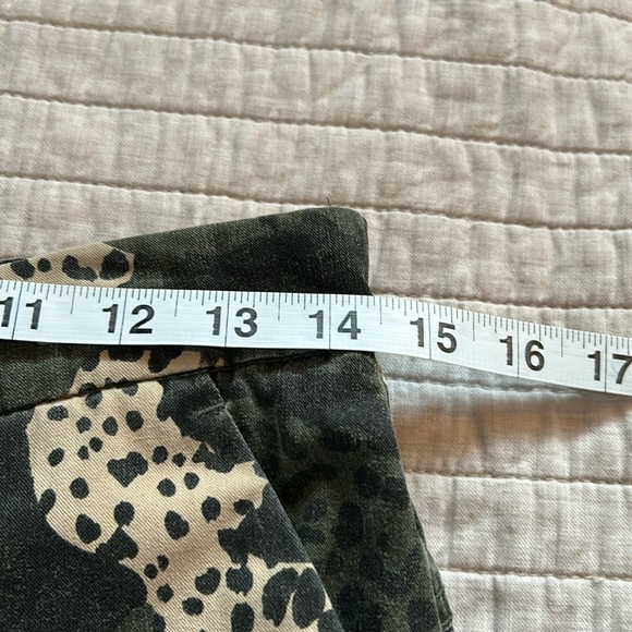 Zadig & Voltaire Pilote Camo Leo cargo high rise army green baggy loose Pants Mโ - Picture 8 of 11